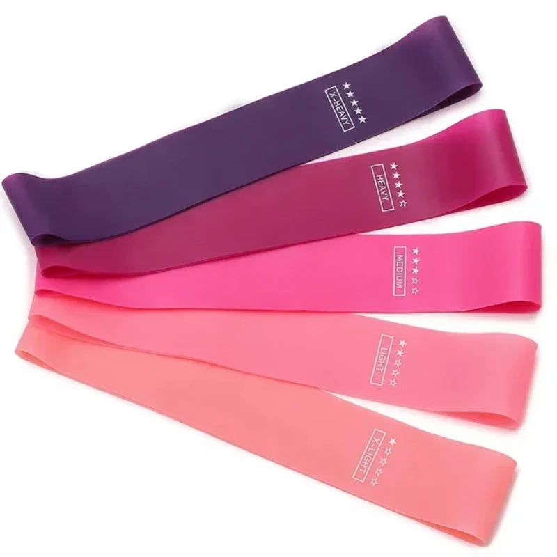 Portable Rubber Resistance Bands Elastic Workout Equipment For Yoga Gym Pilates Crossfit Women Strength Training
