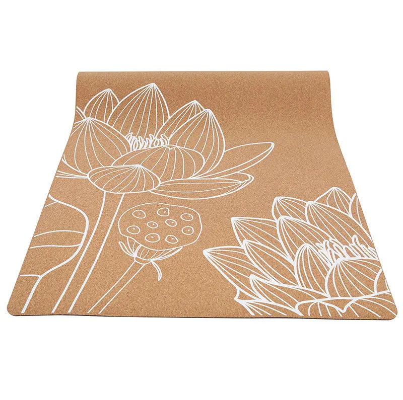 Natural Cork Rubber Yoga Mat