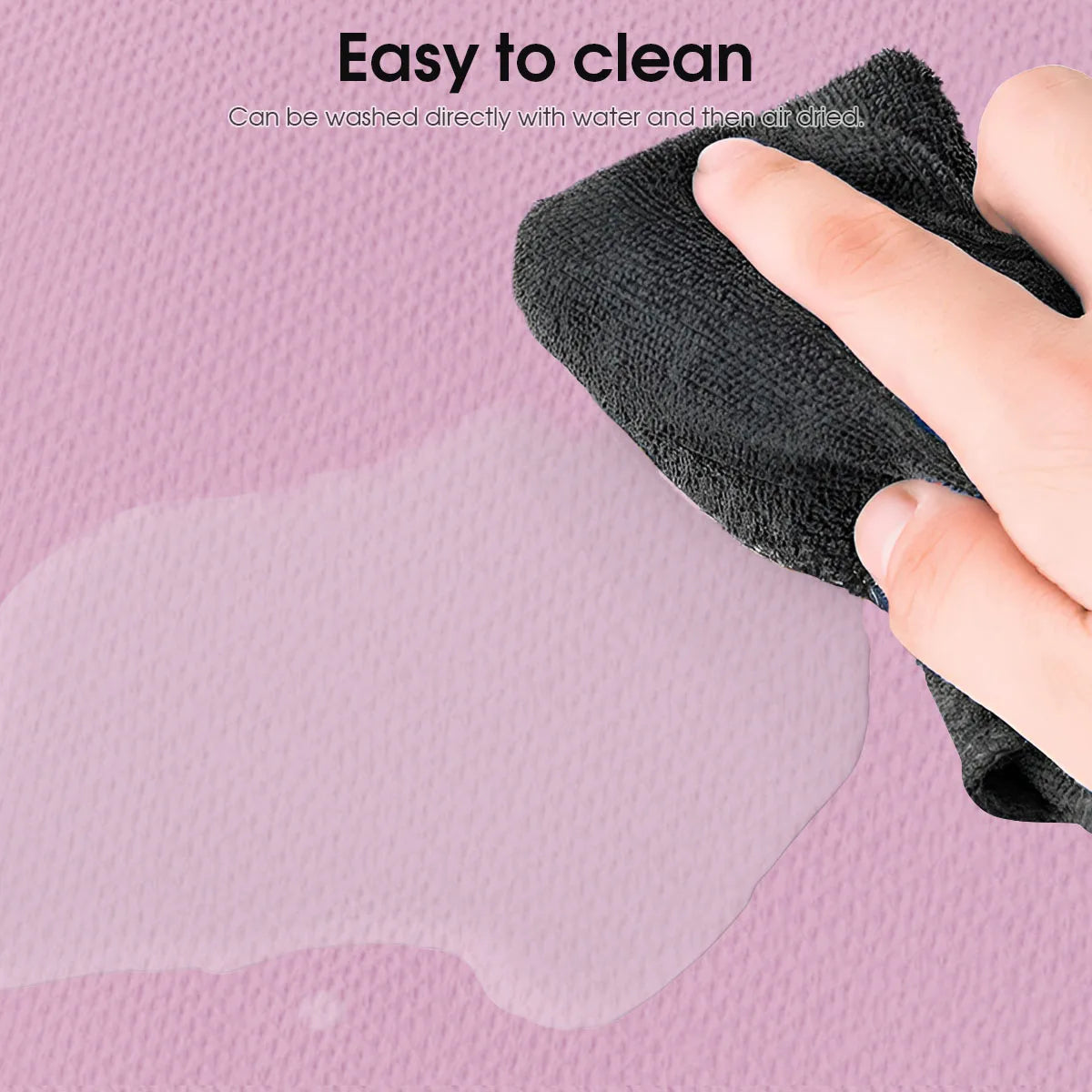 Foldable Pink Travel Yoga Mat
